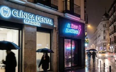 LED vs. neón flex para rótulos: cuál dura más en exteriores en Madrid
